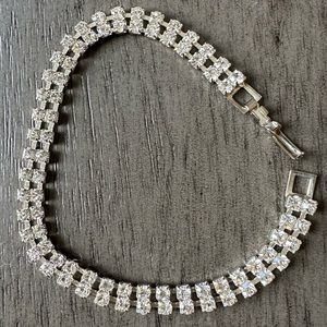 Vintage Silver Tennis Bracelet
